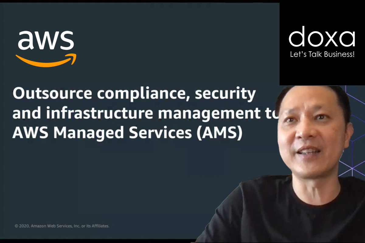 6108cf8a178141c9617aa63e_henryawsams article Press Banner Image of Doxa Holdings attending the Amazon Web Services Seminar